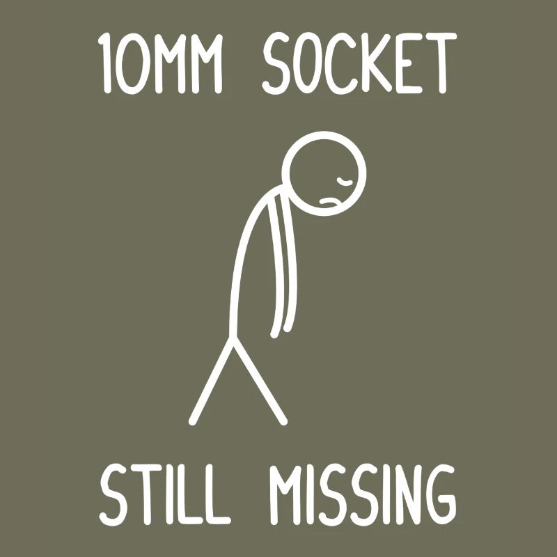 10mm Socket still missing car guy mechanic