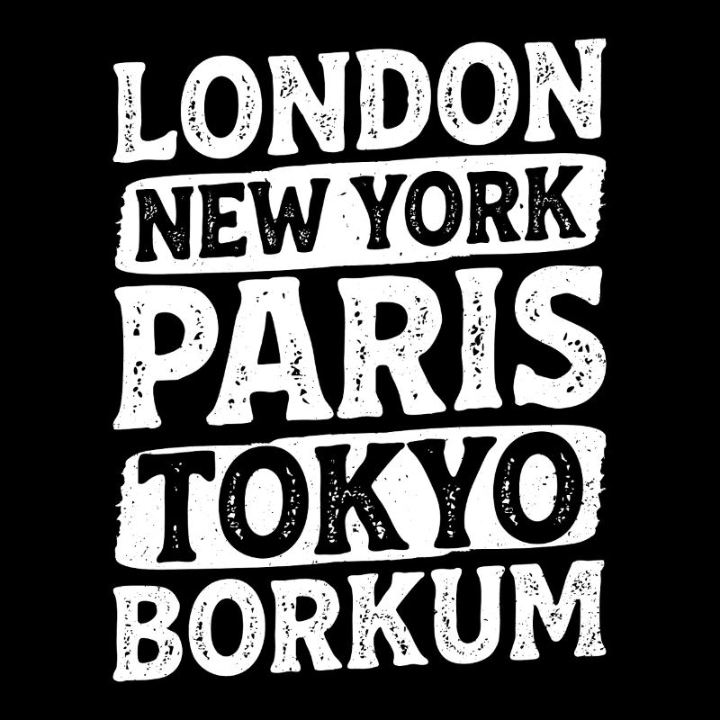 Borkumer LONDRES NEW YORK PARIS TOKYO Drôle
