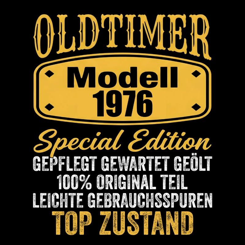 50e anniversaire Modèle de voiture classique 1976