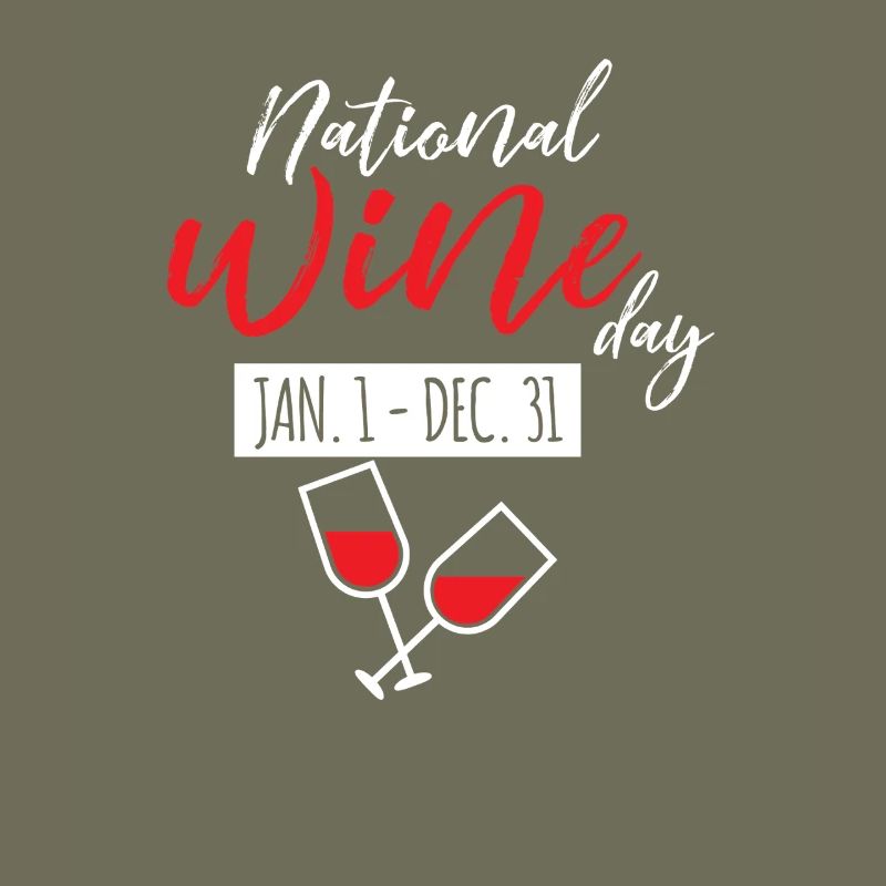 Conception de célébration de la Journée nationale du vin