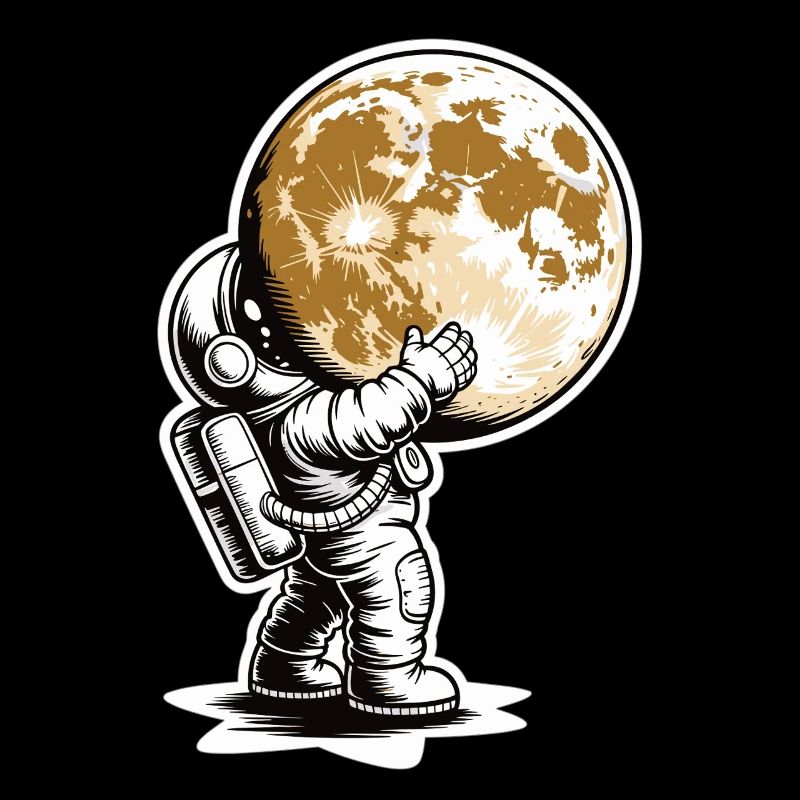 Chemise spatiale Astronaut Weltall
