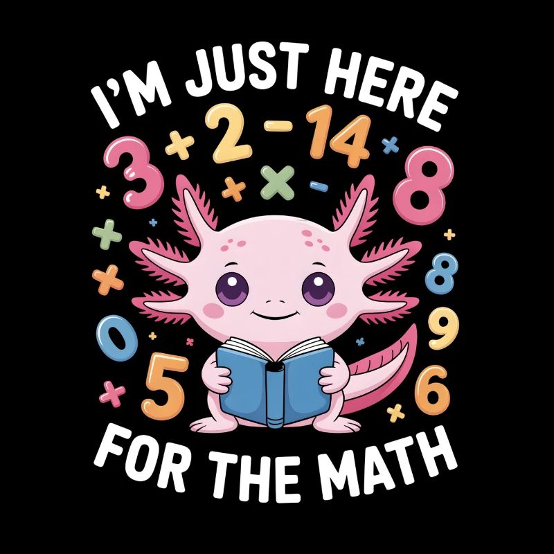 Ich bin nur wegen der Mathe-Shirt-Vorschulnummer hier