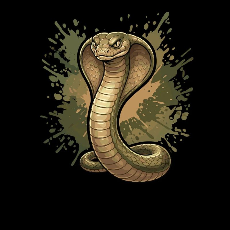 Cobra en look éclaboussé