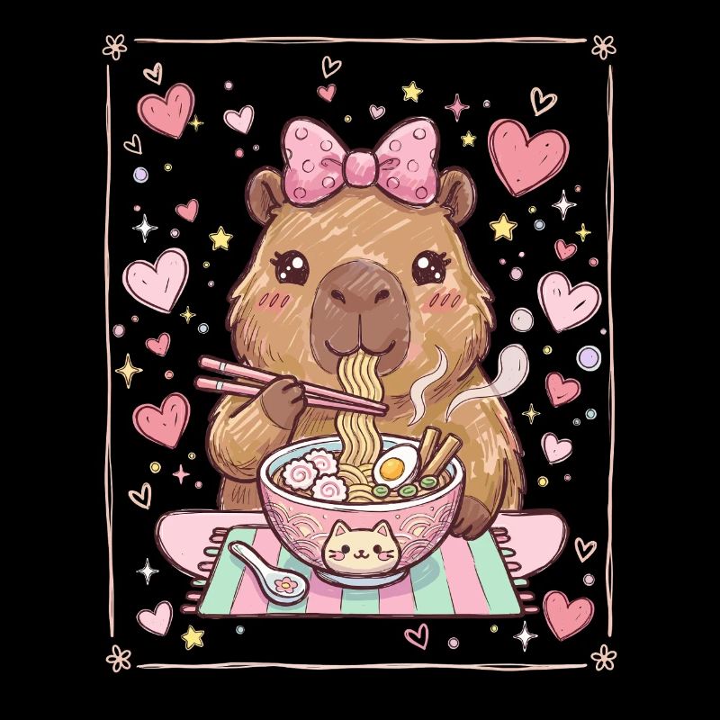 Bear Noodle Soup Love Glow