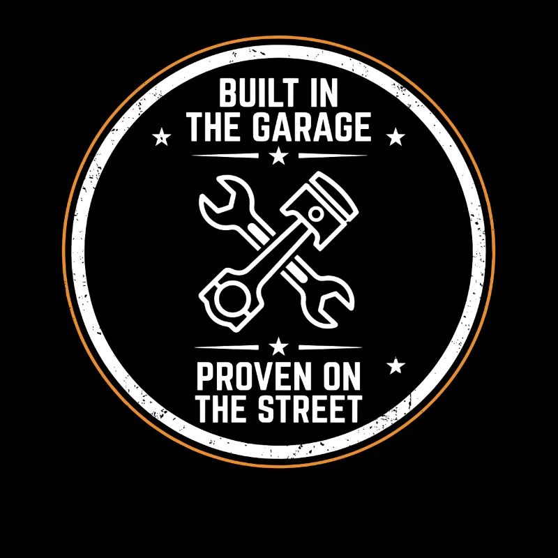 Garage Schrauber Emblem Built In The Garage