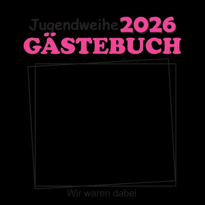 Jugendweihe 2026 Gästebuch für Jugendliche Mädchen