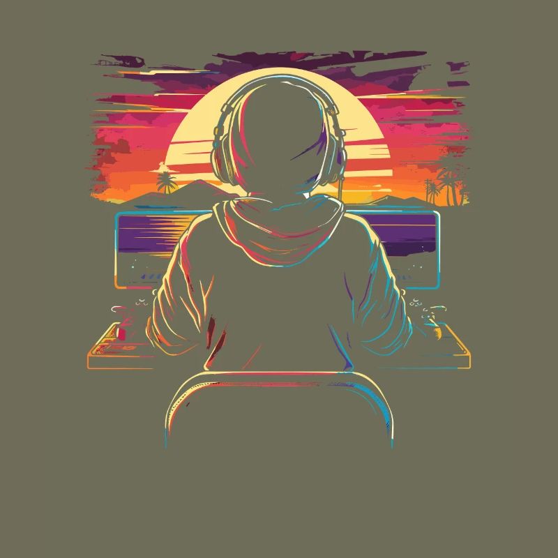 Gamer Synthwave