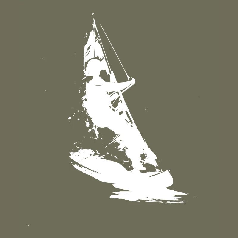 Windsurfer Drawing