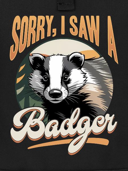 Funny Animal Badger