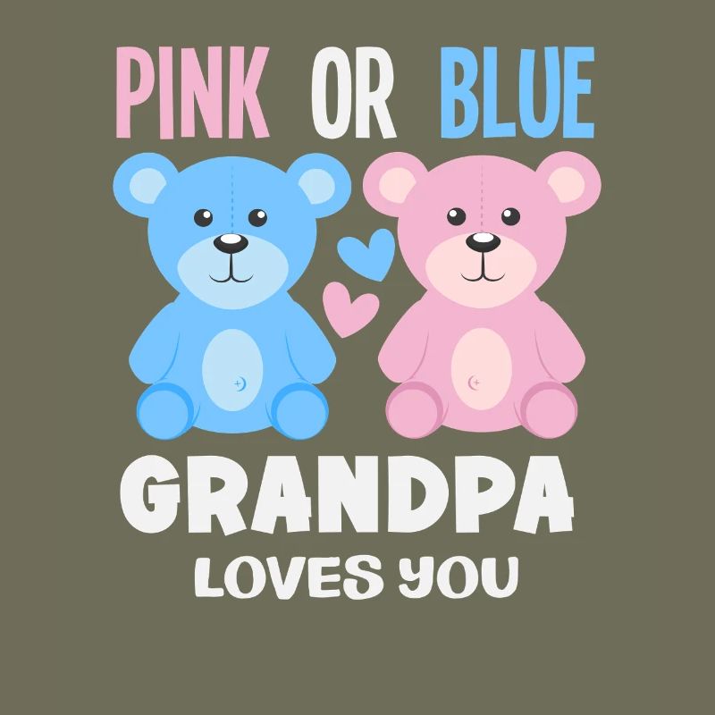 Pink Oder Blau Opa Liebt Dich