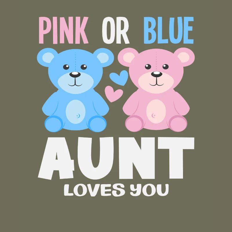 Pink Oder Blau Tante Liebt Dich