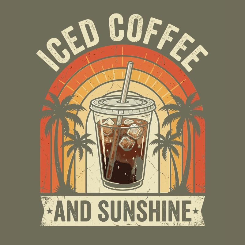 Eiskaffee und Sonnenschein