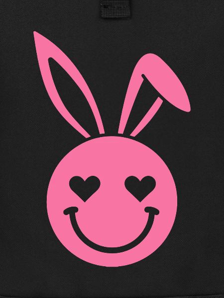 Pink Bunny Heart Eyes