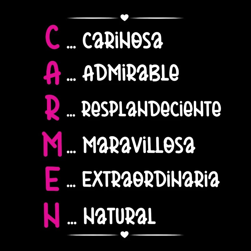 Nom Carmen Acrostiche