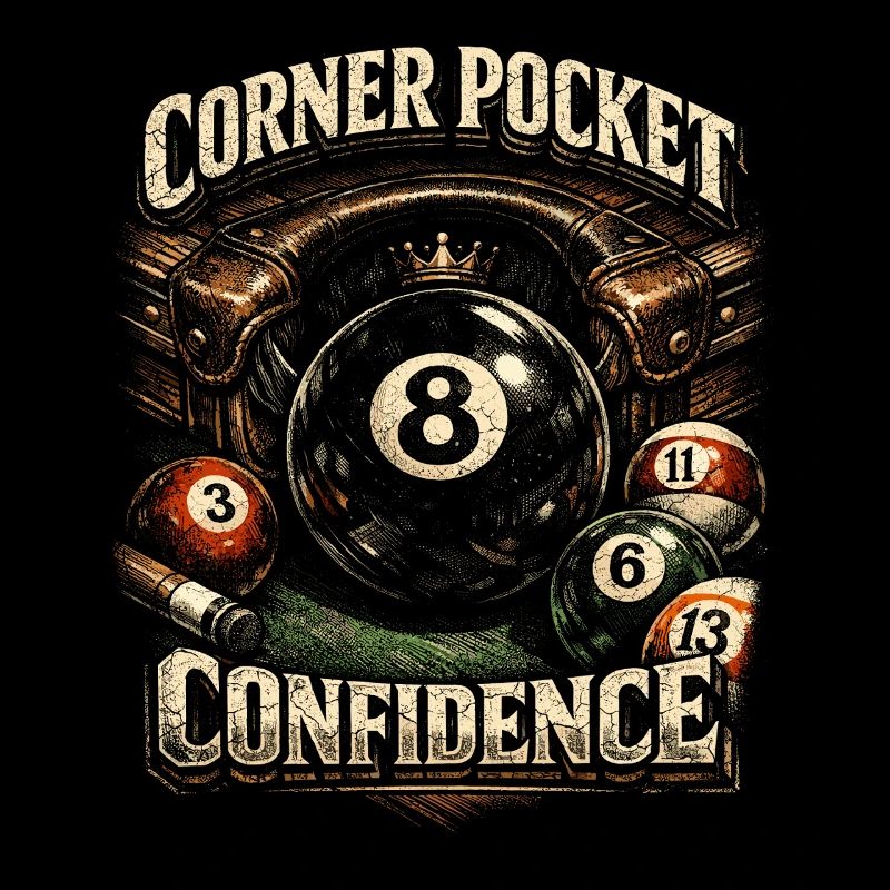 8-Ball Billard Corner Pocket Confidence