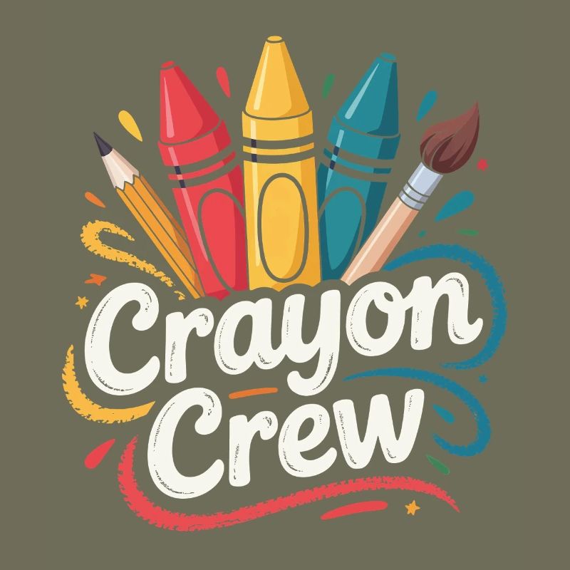 Explosion de couleurs de l’équipe Crayon