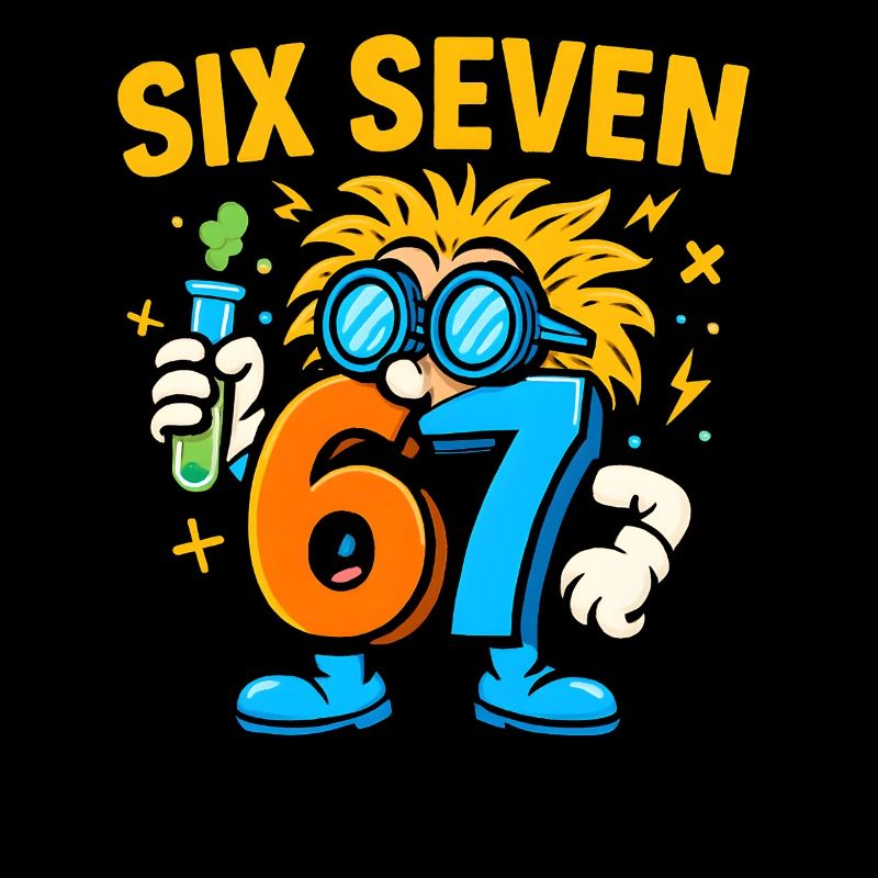 Six Seven 67 Science Humor Nerd Gift Idea