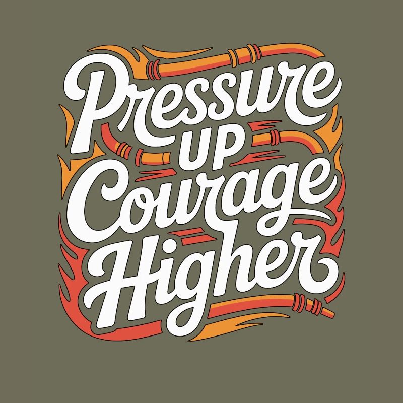 Fire Engineer Pressure Up Courage Fire Department