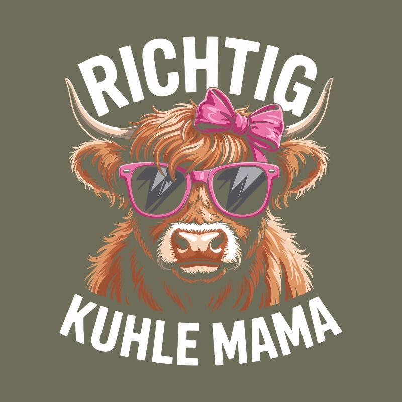 Muttertag Richtig Kuhle Mama - Beste Mutter