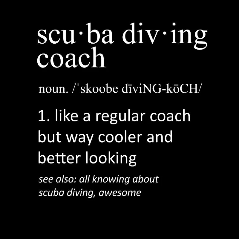 Scuba Diving Coach Definition Diver