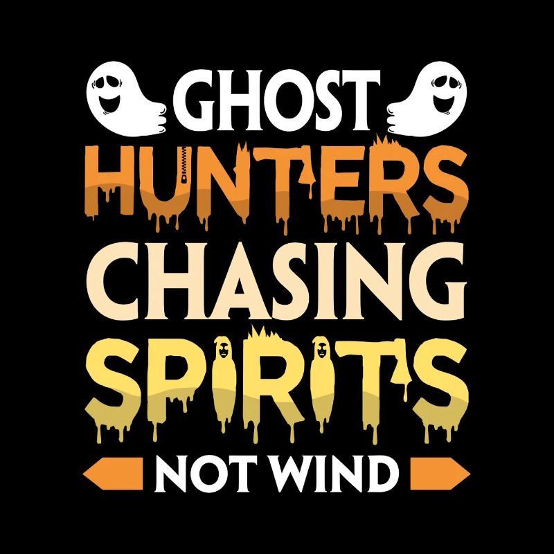 Geisterjäger Halloween Englisch Spruch