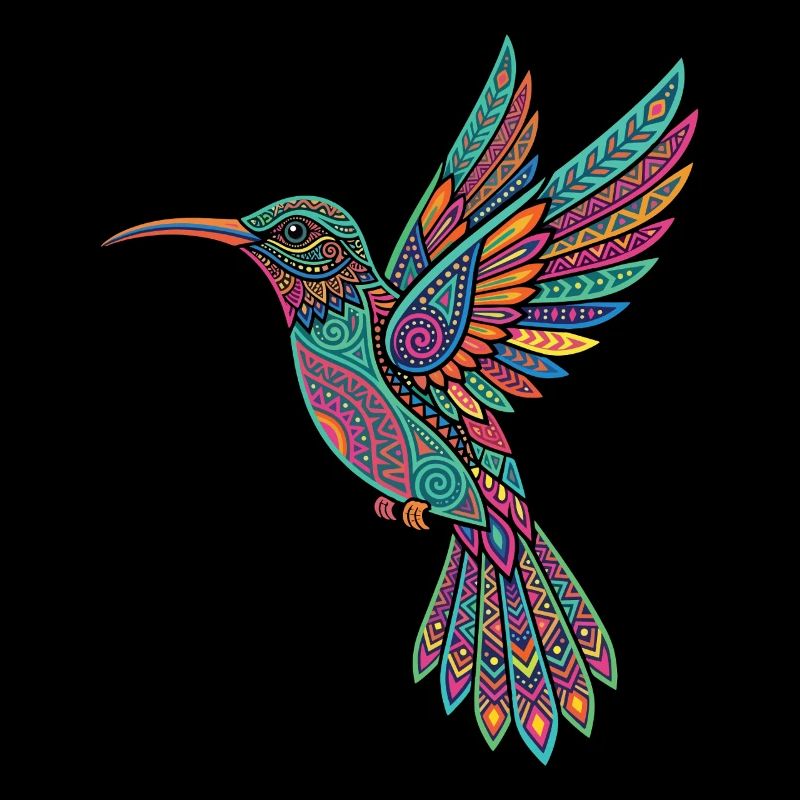 Alebrije Hummingbird Mexican Folk