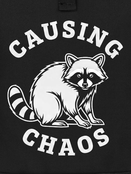 Chaotic Raccoon Causing Chaos