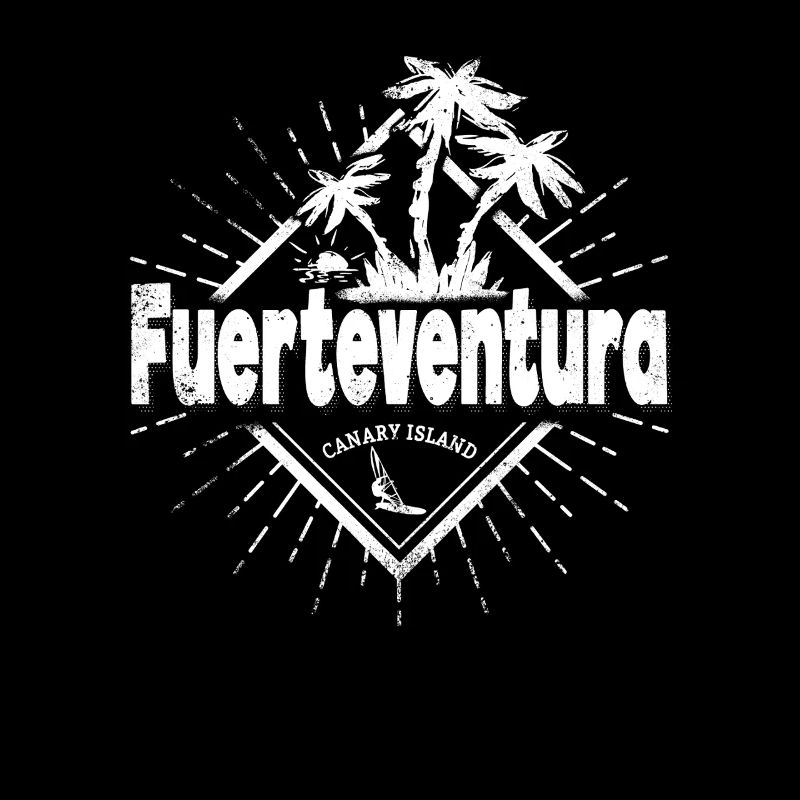 Fuerteventura Canary Islands Retro Souvenir