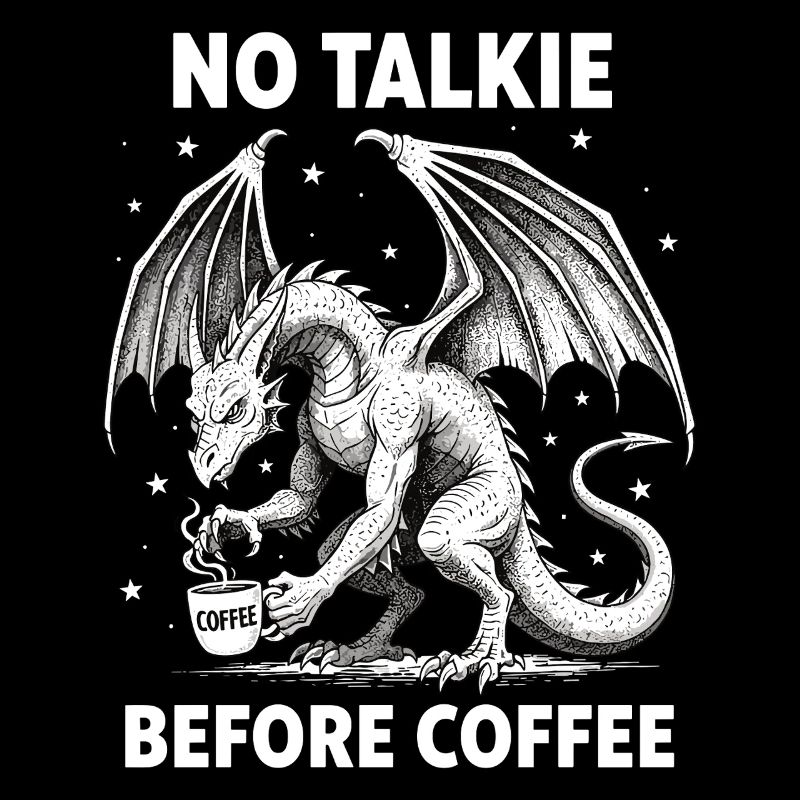 Pas de conversation avant Dragon Amoureux du Café