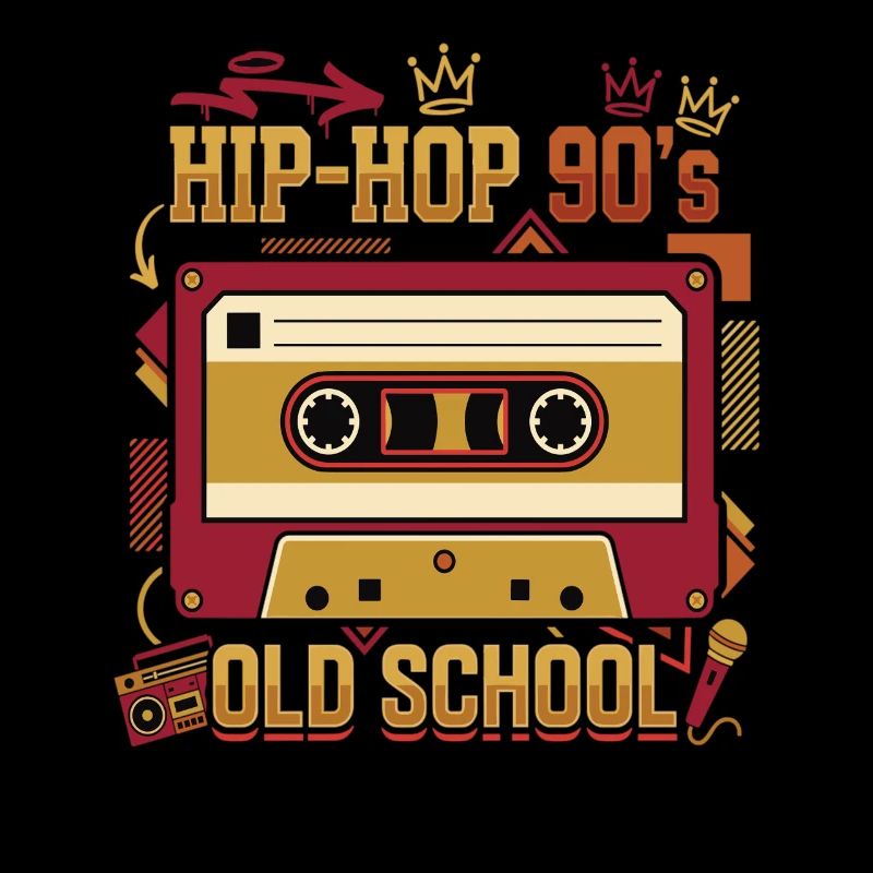 Hip Hop 90er Oldschool Kassette Retro