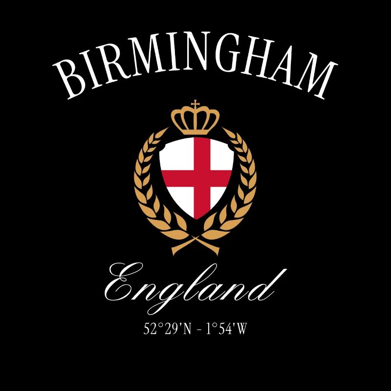 Couronne de l’Écusson de Birmingham, Angleterre – Souvenir de voyage