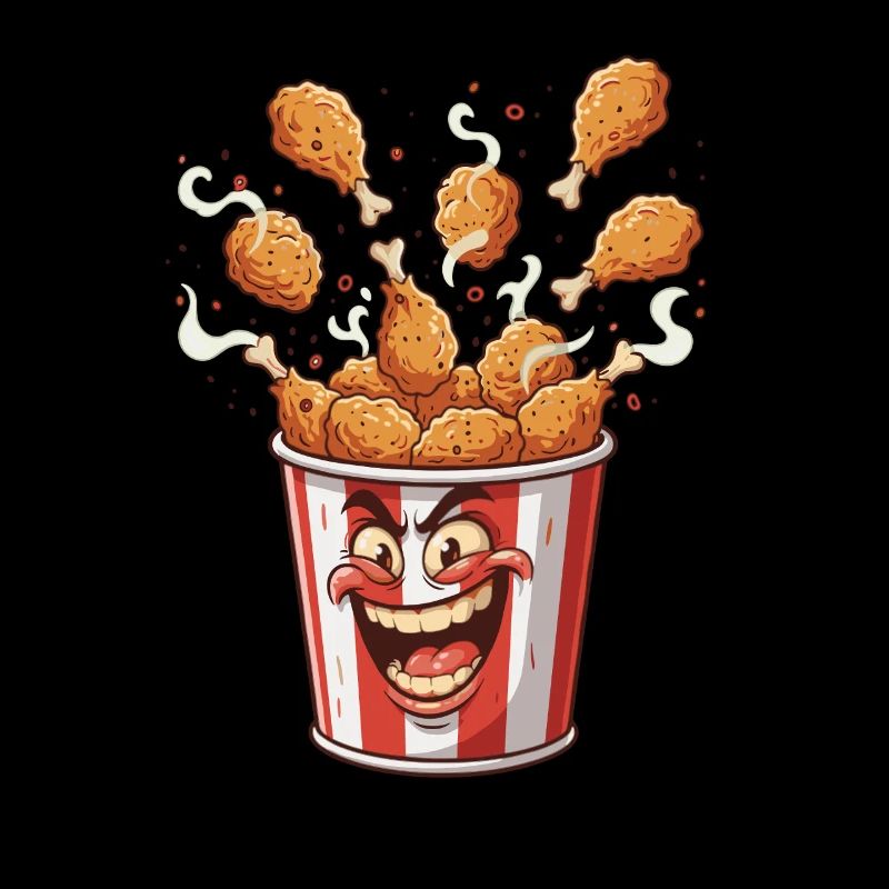 Popcorn Bucket Lächelgesicht
