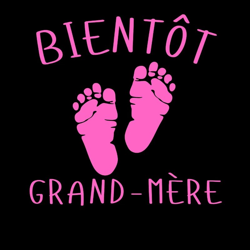Bientôt Grand-Mère Pieds Roses