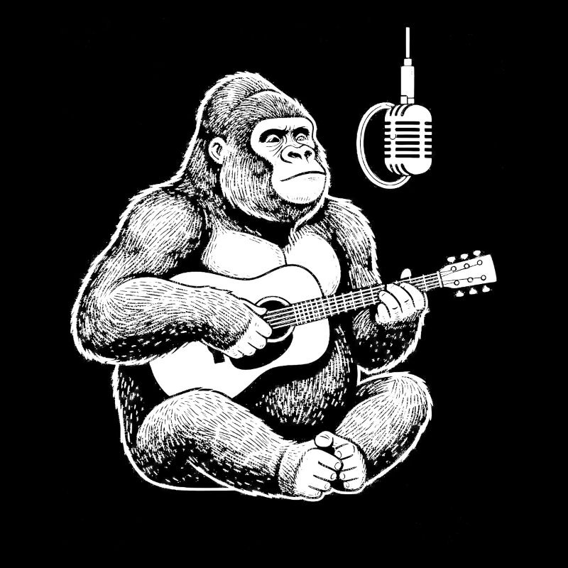 Gorilla Guitar Jam