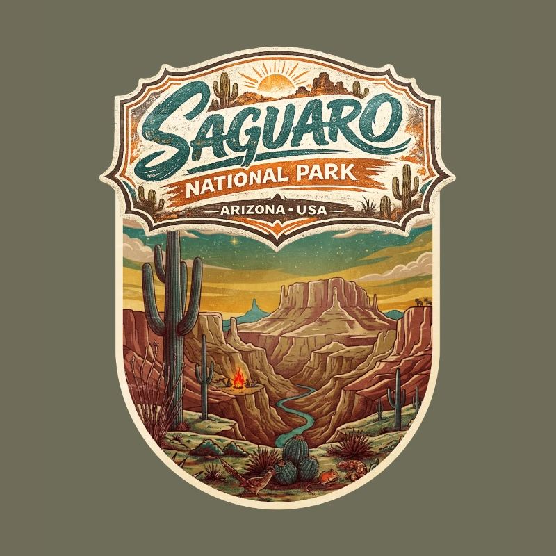 Patch ancien du parc national de Saguaro
