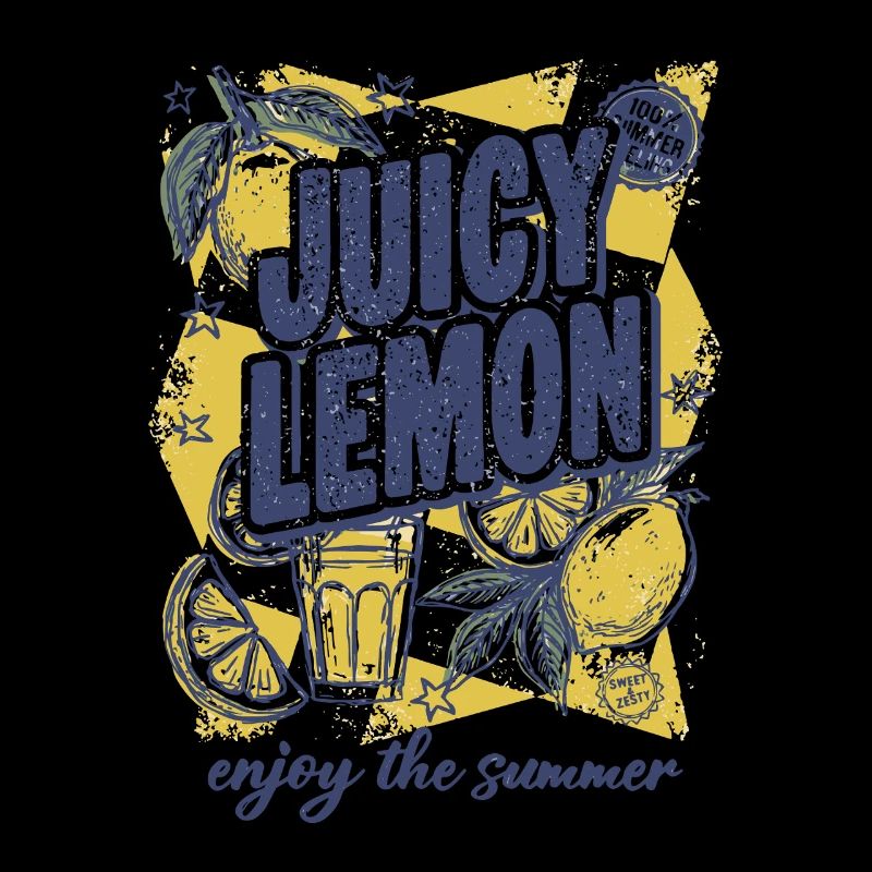 Juicy Lemon Sommer Citrus Design