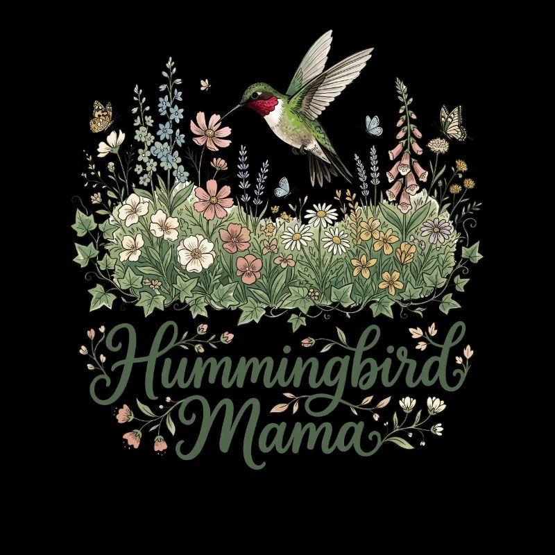 Maman Colibri à gorge rubis Maman