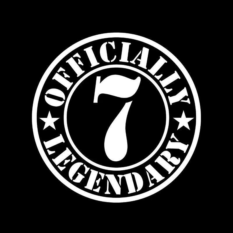 7. Geburtstag Junge Mädchen Offiziell Legende 7