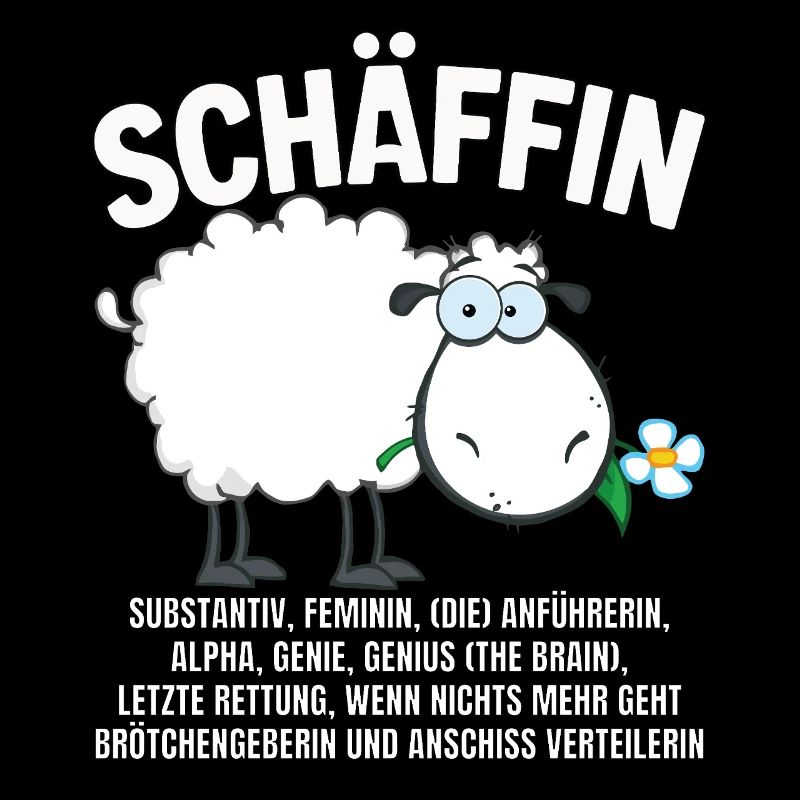 Schäffin - Alpha Schaf mit Sonnenbrille