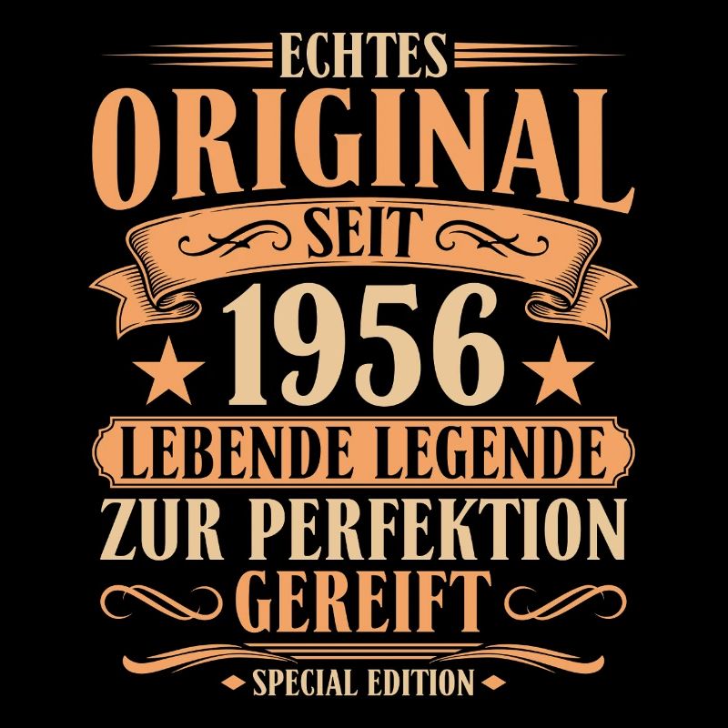 Original seit 1956 – 70. Geburtstag Retro