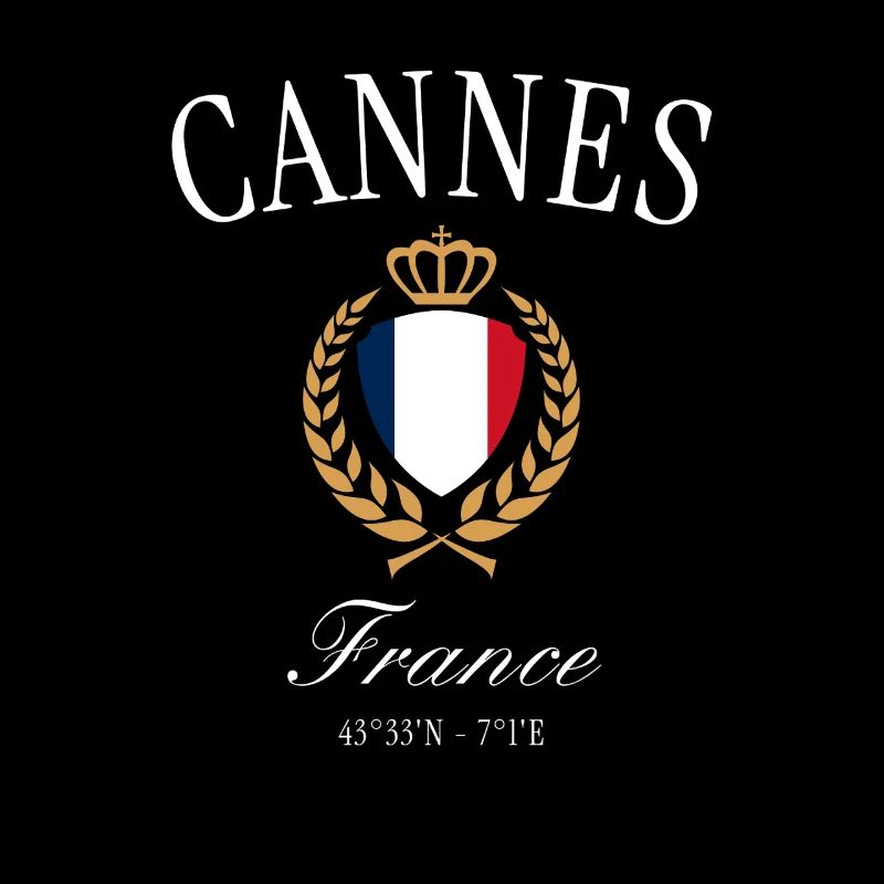 Cannes Frankreich Wappen Krone – Reise Souvenir