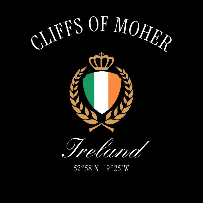 Blaises de Moher Armoiries d’Irlande – Souvenir de voyage