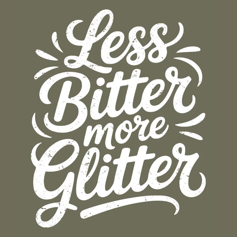 less bitter more glitter