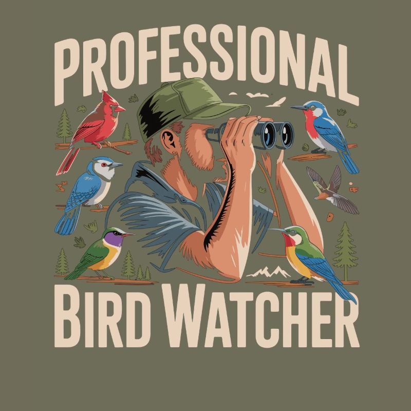 Professional Bird Watcher Vogelbeobachter
