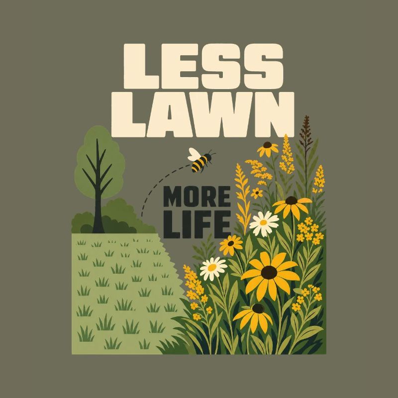 Less Lawn More Life Native Pollinator Garden