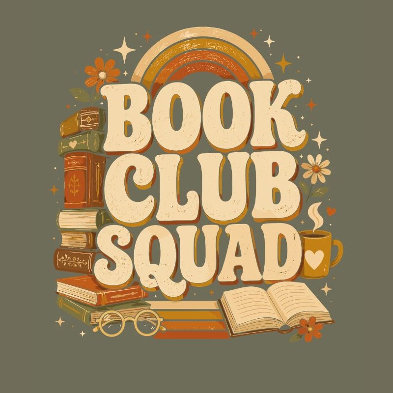 Book Club Squad Cozy Retro
