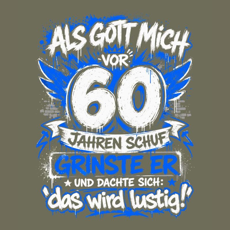 60er Geburtstags Graffiti Spruch