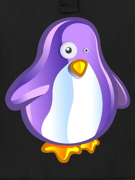 lila Pinguin