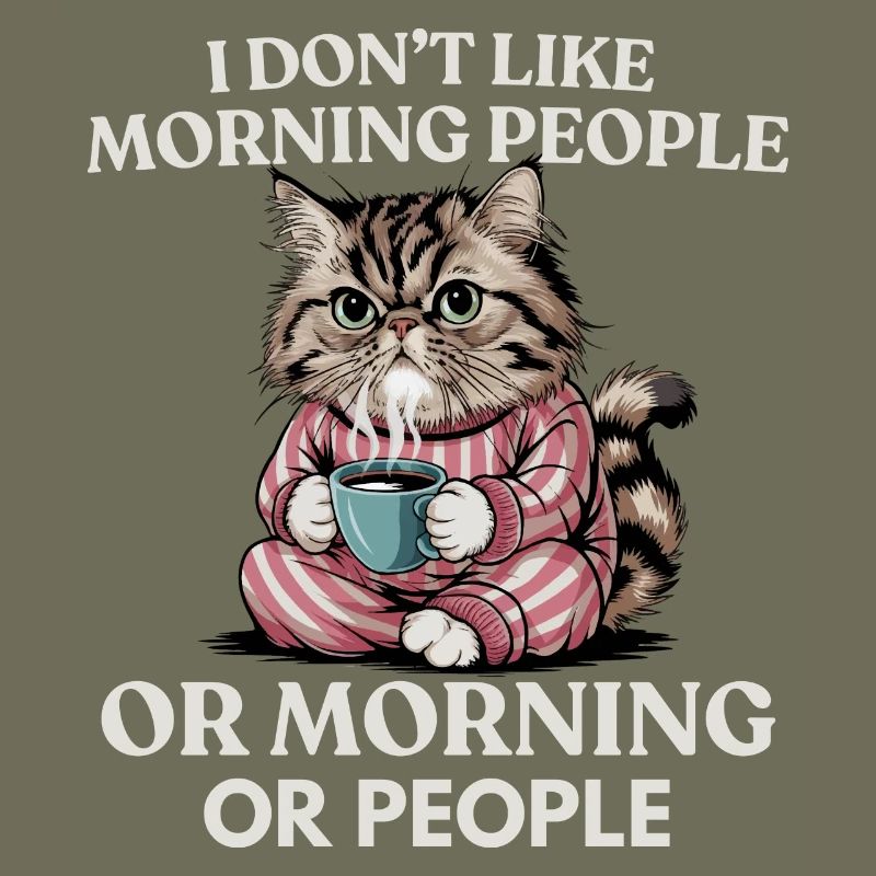 Ich mag keine Morgenmenschen oder Morgenmenschen oder Menschen