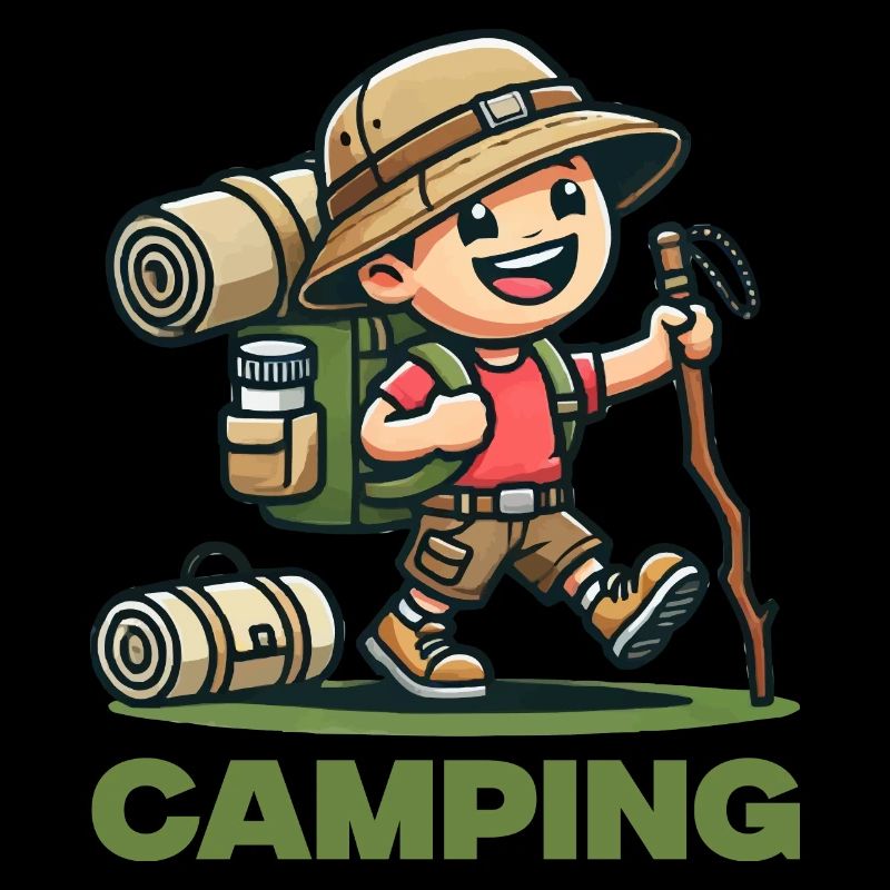 Hiking Comic Trekking